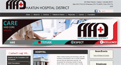 Desktop Screenshot of haxtunhealth.org